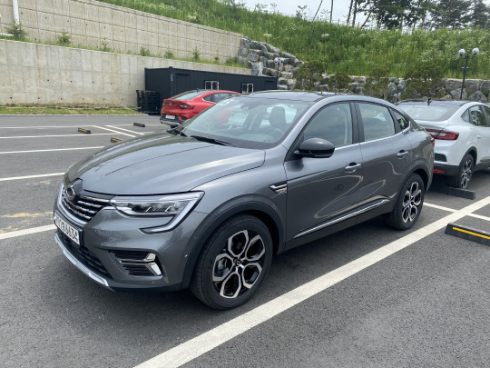 르노삼성 2022년형 XM3 1.6 GTe 모델. <이상현 기자>